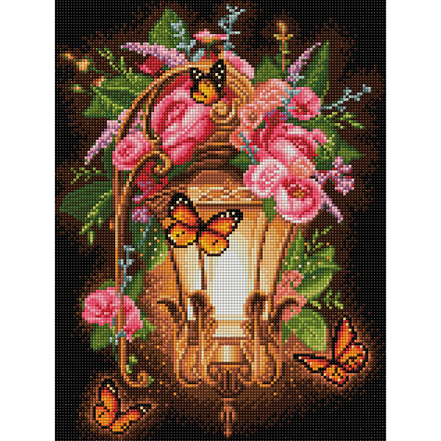 YSCOLOR Diamond Painting 5D Kit - Ballerina 30x40cm, Tela Adesiva Con Diamanti Rotondi, Fai Da Te, Regalo Home Decor