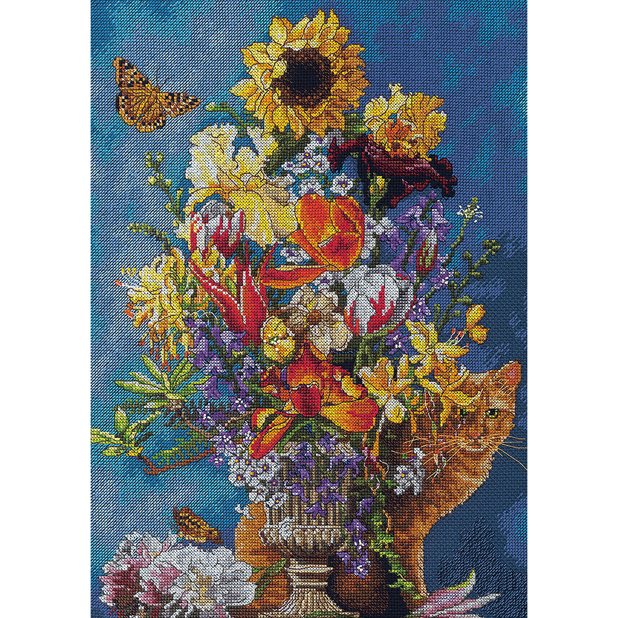 kit per punto croce Dimensions Needlecrafts 12,7 x 12,7 cm Multi-colour 