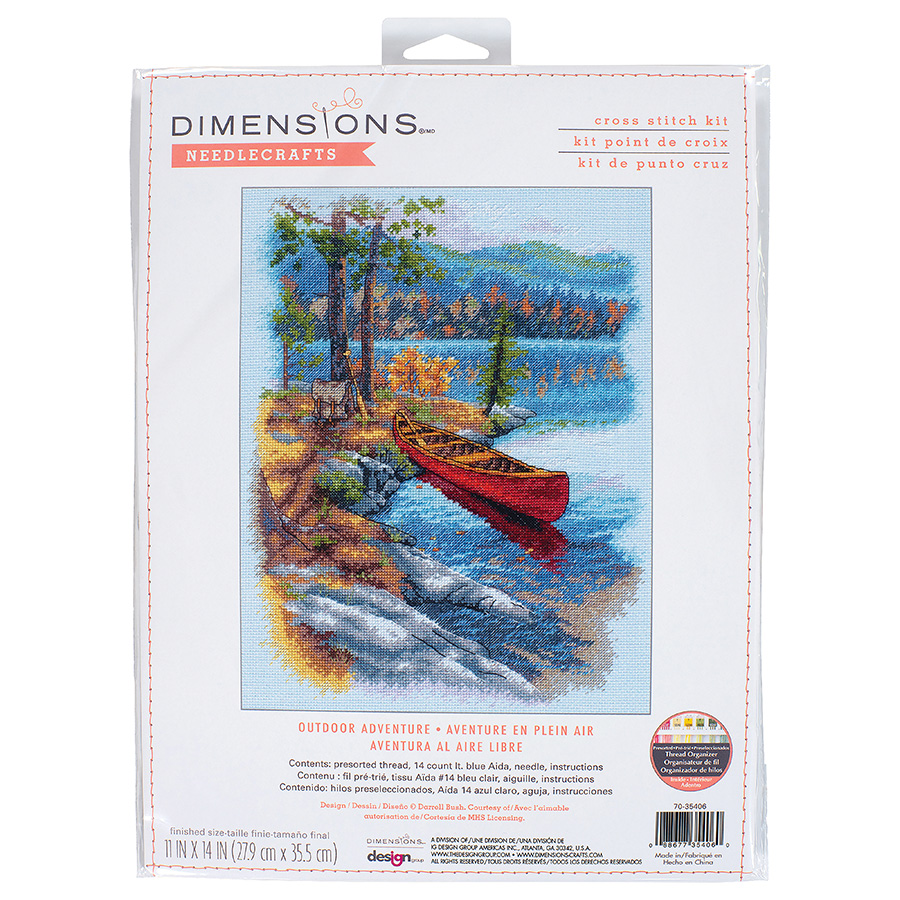 YEESAM ART Kit per ricamo a punto croce con motivi non ti scordar di me