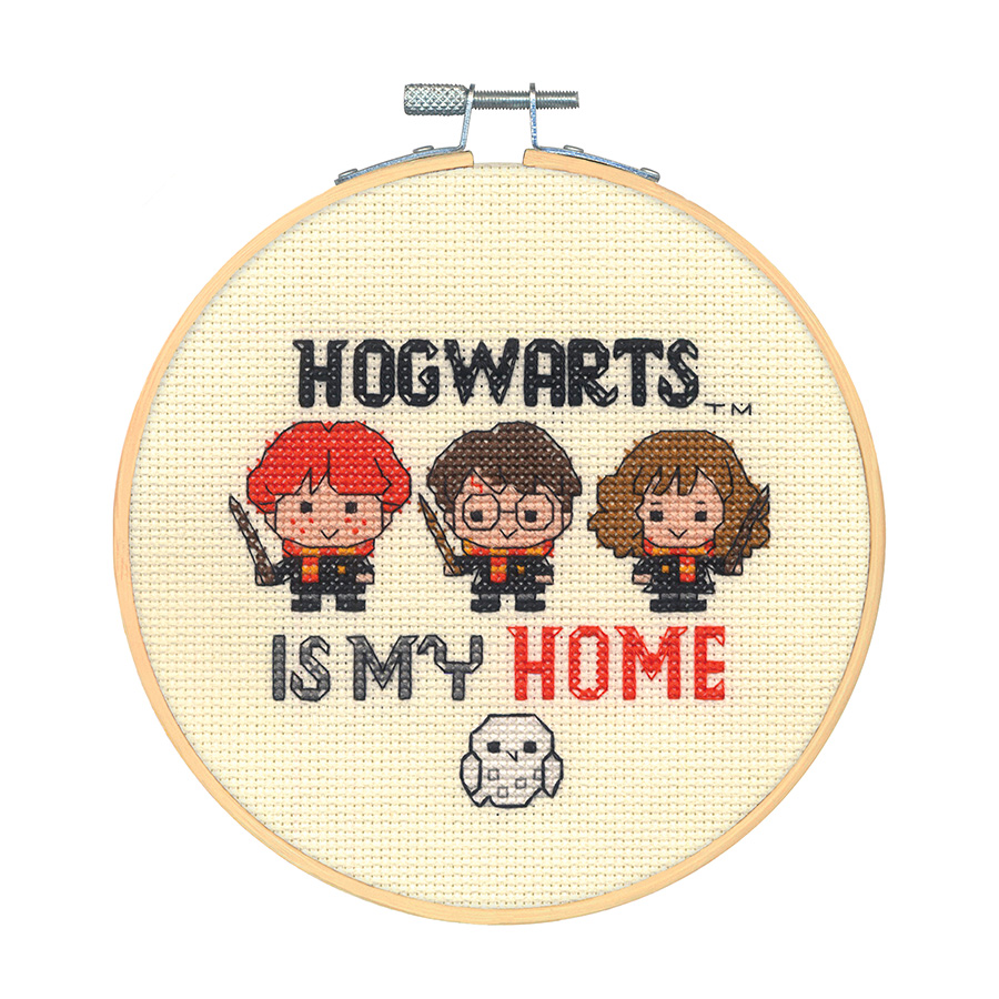 Kit Punto Croce Bothy Threads 'Amici Rampanti' | 36x20cm Su Tela Aida 14pt | Con Perline, Paillettes E Lana