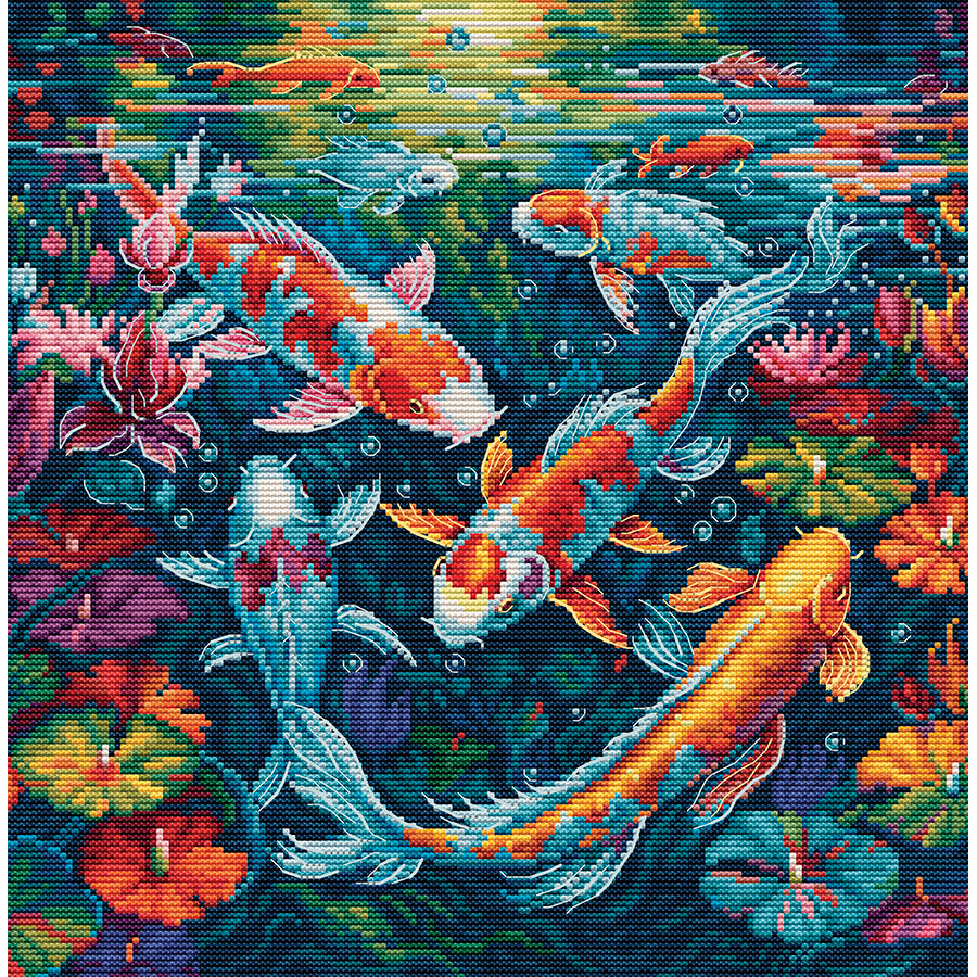 xiruiubao Kit Ricamo, Principianti Embroidery Starter Set Adulti Embroidery, Punto Croce Kit Da Ricamare, 50 Colori Filo Da Ricamo, Telaio Per Ricamo, Kit Di Attrezzi A Punto Croce, Artigianato