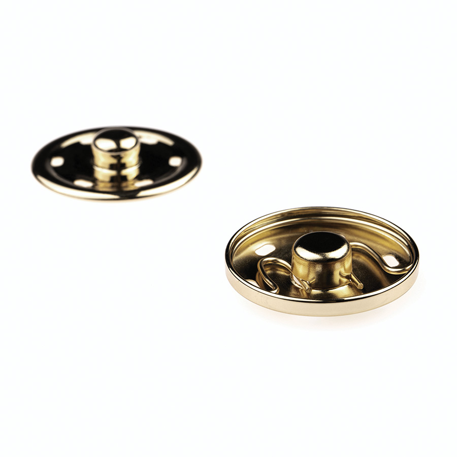 Bottoni A Scatto Con Fiore Intagliato – 6 Pezzi, Misure 15-30 Mm, Colore Oro, In Lega Di Zinco, Per Abbigliamento E Fai Da Te