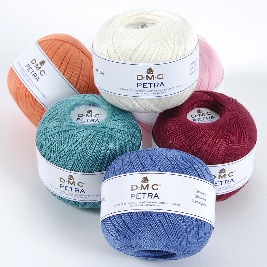 DMC Petra - Filato 100% in Cotone Misura 5 Colore: Verde
