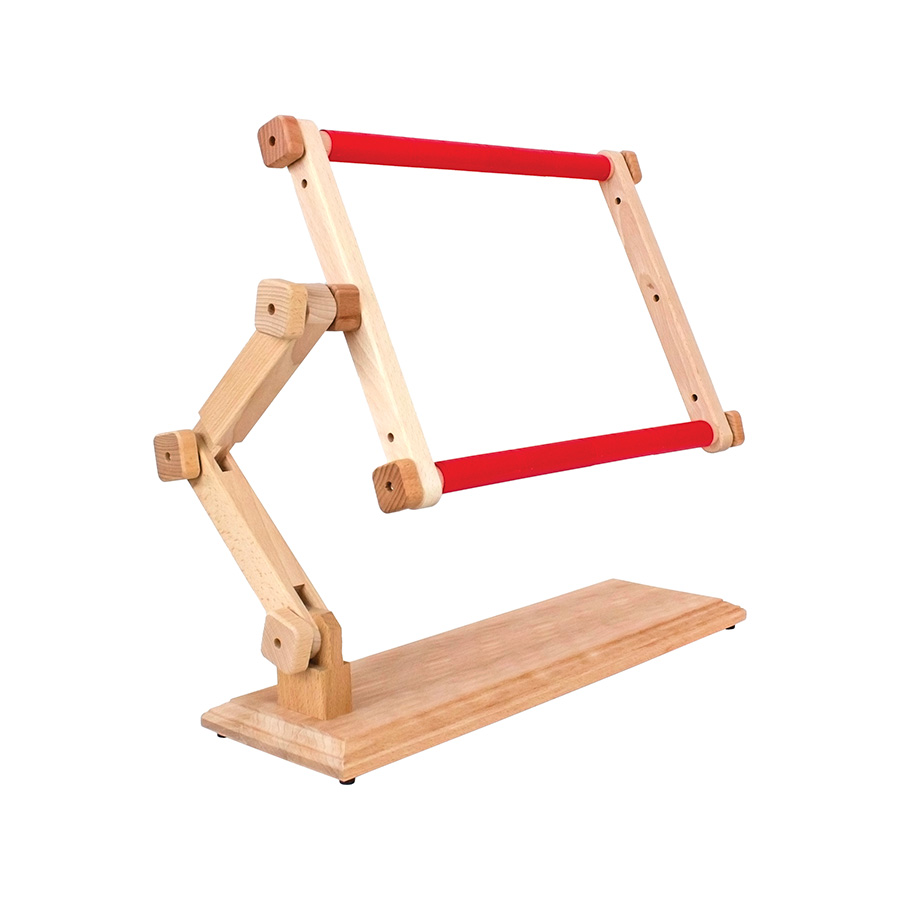 Telaio Da Ricamo Luca-S LMC3040 - Struttura In Legno Di Faggio Con Clip, 30x40 Cm, Fissaggio Rapido - 5