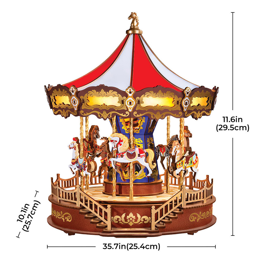fisca 236 puzzle in legno 3D per adulti, modello di pianoforte giocabile, 1:20, da costruzione, scatola musicale in legno, puzzle 3D, strumento musicale creativo, scrivania