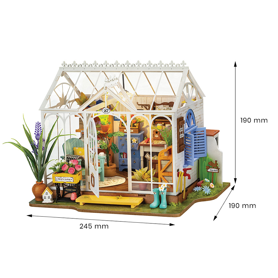 Pretanns - Casetta per giardino delle fate – Kit di accessori e fatine Pretanns - Casetta per giardino delle fate – Kit di accessori e fatine