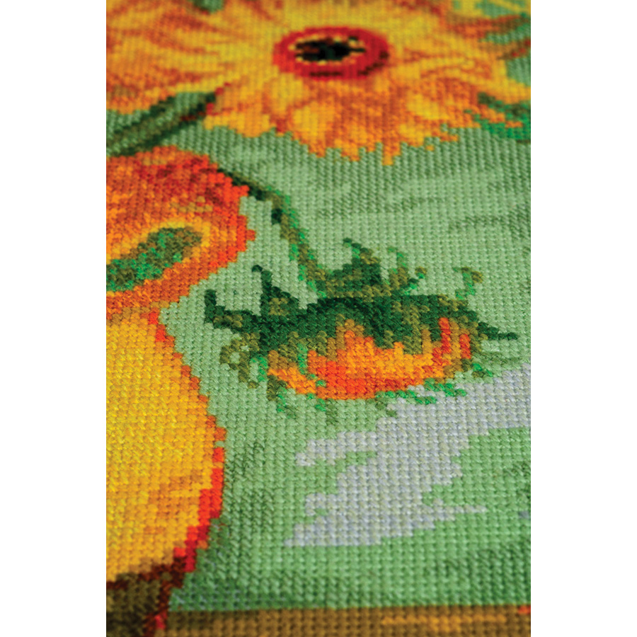 Kit Punto Croce Girasoli Di Van Gogh - Avanzato, In Collaborazione Con The National Gallery