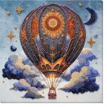 Kit per ricamo con perline Sogni magici / Arte con perline fai da te