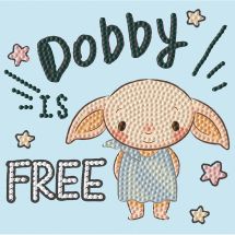 Kit di ricamo a diamante per bambini - Dotz Box - Dobby è libero