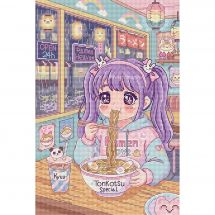 kit ricamo a punto croce - Letistitch - Giornata del ramen