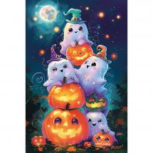 Kit ricamo diamante - Dazzle Dots - La notte di Halloween