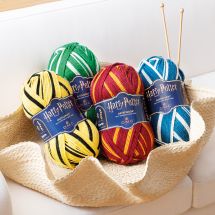filo da maglia - DMC - Filato bicolore per sciarpa di Harry Potter