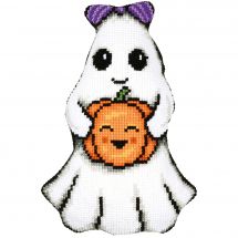 Kit cuscino fori grossi - Vervaco - Adorabile fantasmino