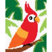 kit ricamo a punto croce - Marie Coeur - Pappagallo