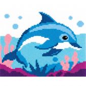 kit ricamo a punto croce - Marie Coeur - Delfino