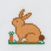 Kit di ricamo a punto croce per bambini - Anchor - Coniglio