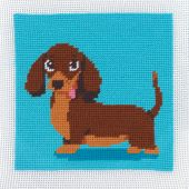 Kit di tela per bambini - Anchor - Bassotto