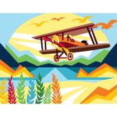 Canovaccio antico - Luc Créations - In volo sul lago