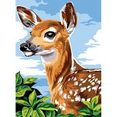 Canovaccio antico - Margot de Paris - Cerbiatto - con matassine MOULINE DMC