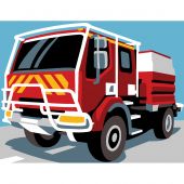 Kit di tela per bambini - Margot de Paris - Camion pompier