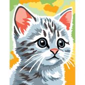 Kit di tela per bambini - Margot de Paris - Gatto grigio