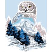 Canovaccio antico - SEG de Paris - Regno Bianco - con matassine MOULINE DMC