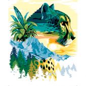 Canovaccio antico - SEG de Paris - fulvo - con matassine MOULINE DMC