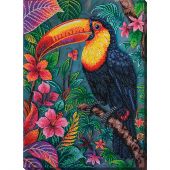 Kit di ricamo con perline - Abris Art - uccello, uccello esotico, ara, pappagallo, pappagallo femmina,