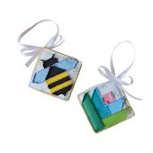 Kit di ricamo con perline - Abris Art - Miele dolce