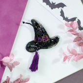 Kit di ricamo con perline - Abris Art - Cappello da strega