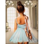 Kit ricamo diamante - Diamond Painting - Ballerina