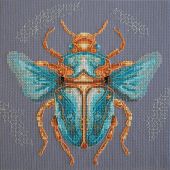 kit ricamo a punto croce - Abris Art - Artefatto del tempo