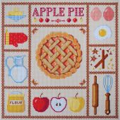 kit ricamo a punto croce - Abris Art - Torta di mele
