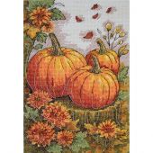 kit ricamo a punto croce - Abris Art - Palette autunnale del giardino