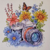 kit ricamo a punto croce - Abris Art - Cattura il momento