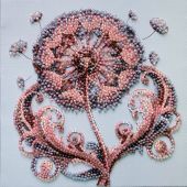 Kit di ricamo con perline - Abris Art - Tenera leggerezza
