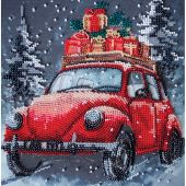 Kit di ricamo con perline - Abris Art - Consegna di Natale