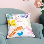 Kit cuscino da ricamo - Anchor - Fiori grafici