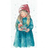 kit ricamo a punto croce - Andriana - Ragazza d'inverno