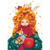 kit ricamo a punto croce - Andriana - L'anima d'autunno