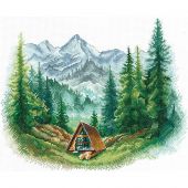 kit ricamo a punto croce - Andriana - Soli nella natura