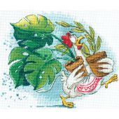 kit ricamo a punto croce - Andriana - Invasatura