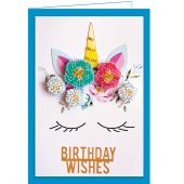 Kit di schede da ricamo con perline - Abris Art - Credere nei miracoli