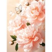 Kit ricamo diamante su telaio - Art City - Peonie