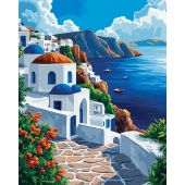 Kit ricamo diamante su telaio - Art City - Grecia