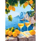 Kit ricamo diamante su telaio - Art City - vista mare