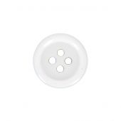Bottoni di coda - LMC - Lotto 5 bottoni bianchi - 15 mm