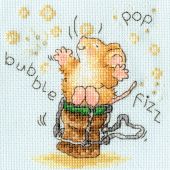 Kit bigliettini da ricamare - Bothy Threads - Festeggiamenti!