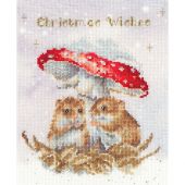 kit ricamo a punto croce - Bothy Threads - Funghi alla locanda