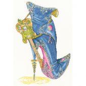kit ricamo a punto croce - Bothy Threads - blues